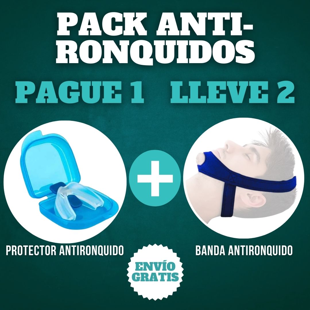 Pack Anti-Ronquidos - Duerme tranquilamente