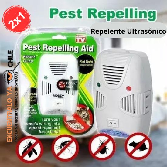 Pest Repellig Repelente Ultrasónico de Plagas