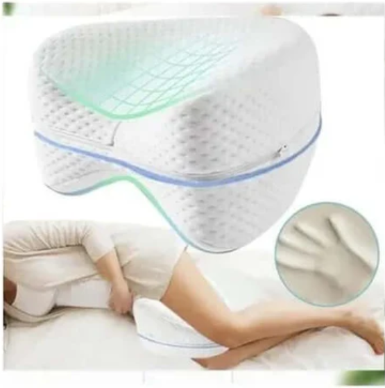 Almohada Ortopédica Entre Piernas, Espuma Viscoelástica 3x1