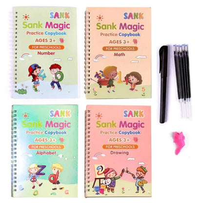 Set Cuaderno Magico Caligrafía Montessori