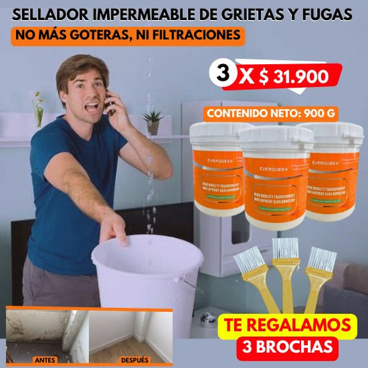 Sellador Impermeabilizante 3x1  + 🎁Regalo 3 Brochas