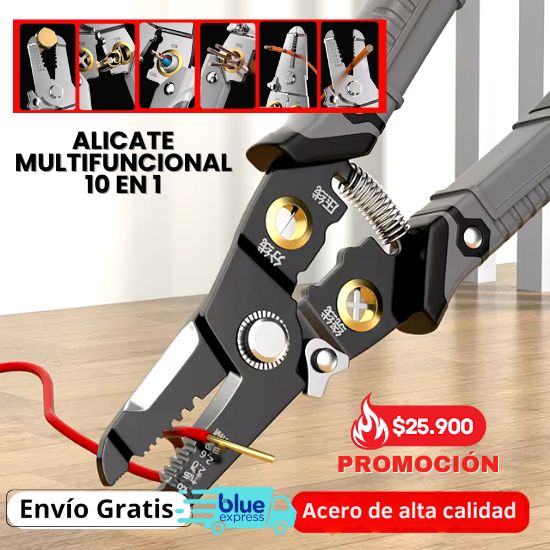 Alicate Multifuncional 10 en 1