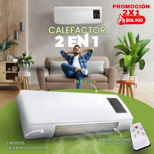 Calefactor 2 en 1